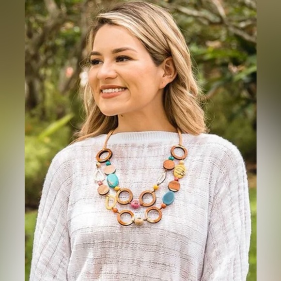 Tagua Arlene Necklace - Picture 6 of 7